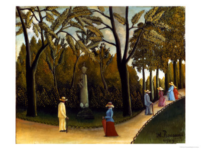 Henri Rousseau Monument to Chopin in the Luxembourg Gardens